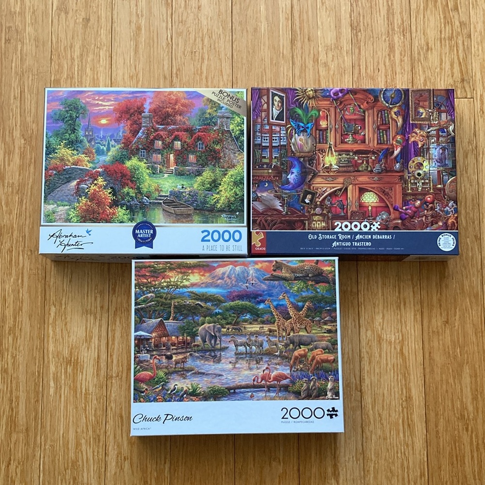 Scenic Puzzle Set - 2000 Piece Collection